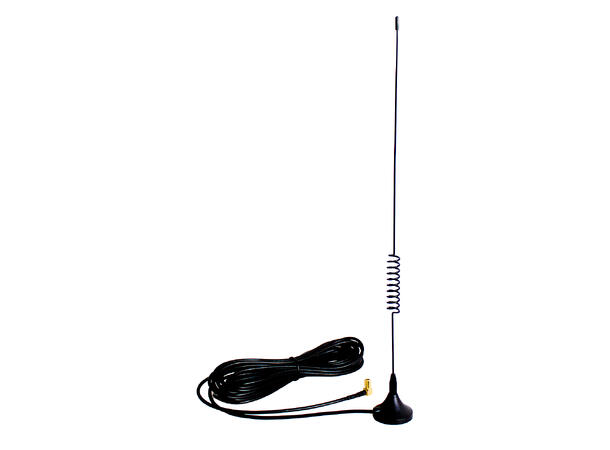 ACX  -  DAB+ Magnet antenne til bil 5m kabel, SMB kontakt, ink magnet sokkel 